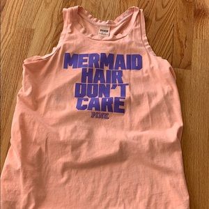 Mermaid hair don’t care tank top